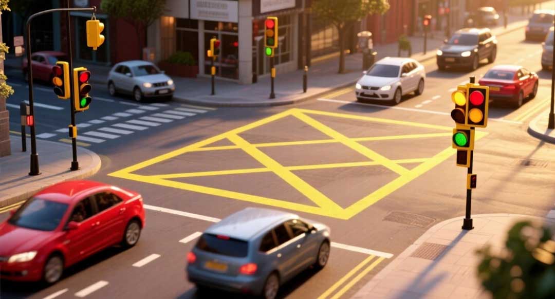 Yellow Box Junctions: Simple Rules for Smoother Traffic