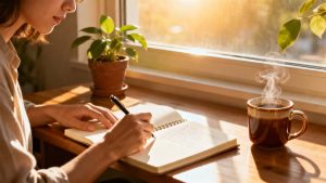 Journaling acts as a "mental mirror," allowing us to see our inner world with much more clarity. [IST]